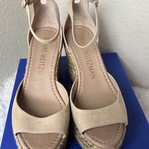 Stuart Weitzman Suede Espadrilles Women's Size: 8 | US 8